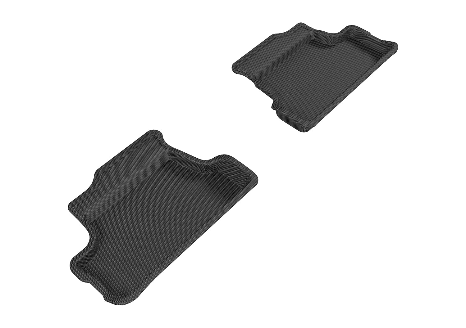 3D MAXpider Custom Fit KAGU Floor Mat (BLACK) Compatible for MINI COOPER CONVERTIBLE/S/JCW 2016-2023 - Second Row