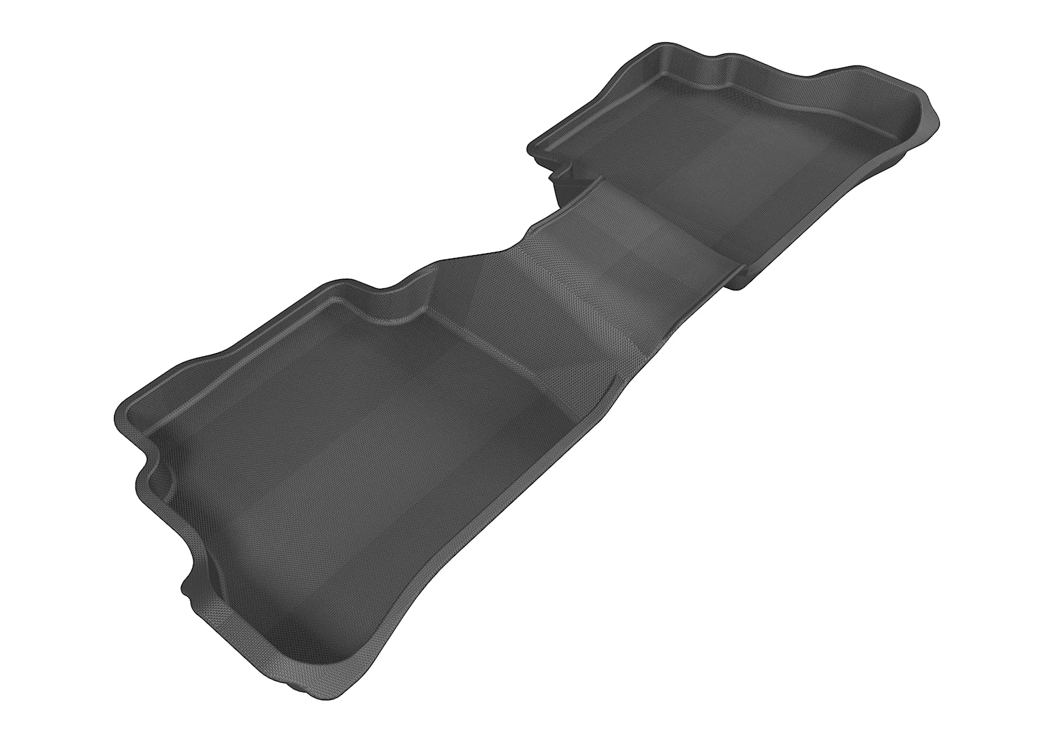 3D MAXpider Custom Fit KAGU Floor Mat (BLACK) Compatible for MAZDA CX-5 2013-2016 - Second Row