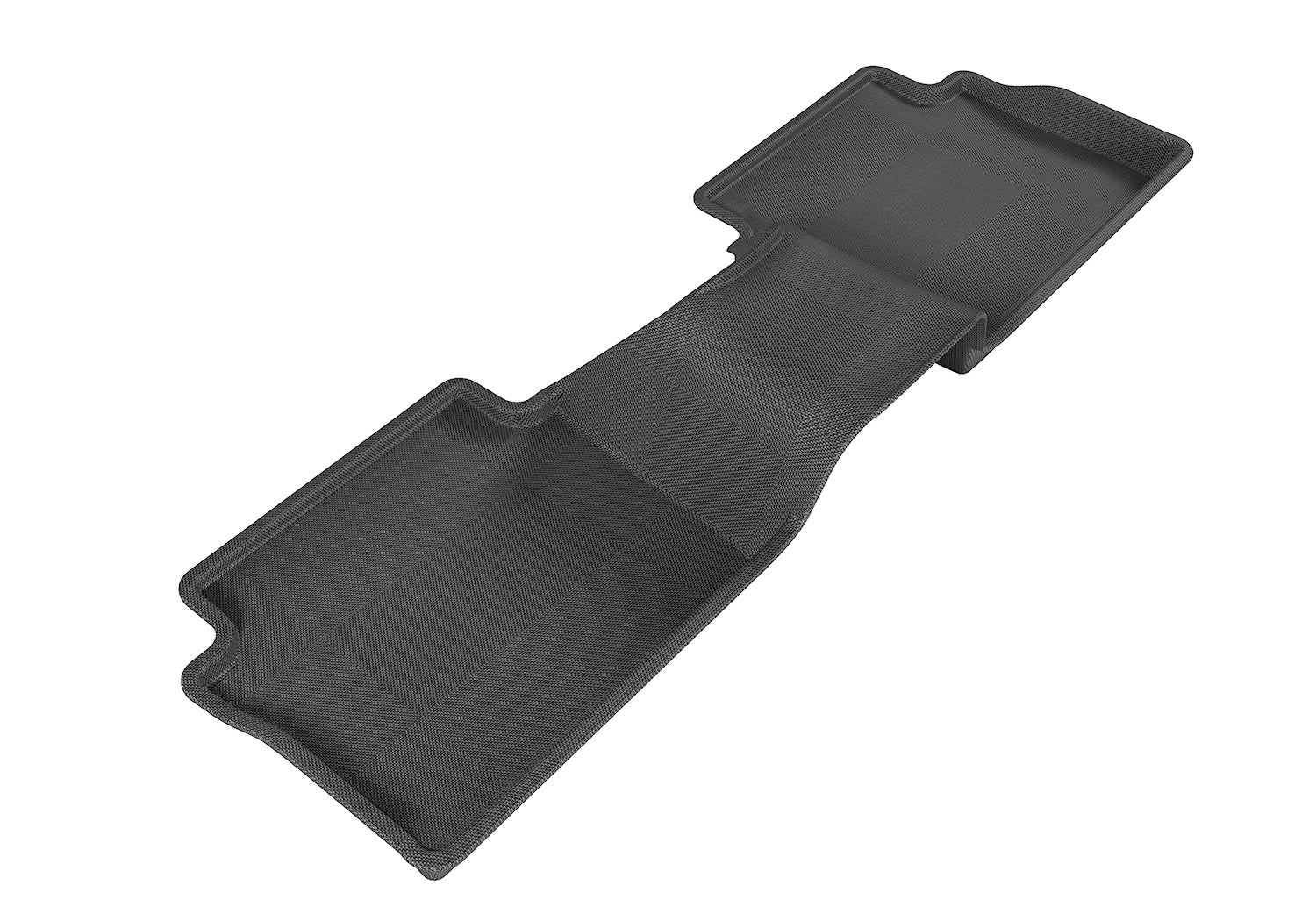 3D MAXpider Custom Fit KAGU Floor Mat (BLACK) Compatible for MAZDA MAZDA3 2014-2018 - Second Row
