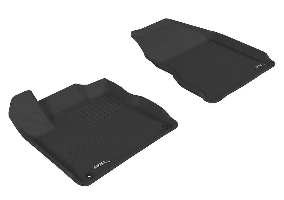 3D MAXpider Custom Fit KAGU Floor Mat (BLACK) Compatible for NISSAN MURANO 2009-2014 - Front Row