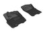 3D MAXpider Custom Fit KAGU Floor Mat (BLACK) Compatible for NISSAN TITAN KING/CREW CAB 2009-2015 - Front Row
