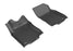 3D MAXpider Custom Fit KAGU Floor Mat (BLACK) Compatible for NISSAN ROGUE/ROGUE SPORT 2014-2022 - Front Row