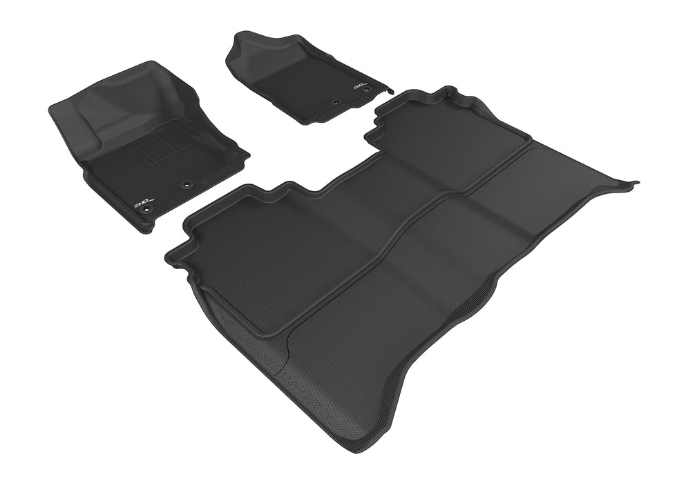 3D MAXpider NISSAN TITAN 2016-2023 CREW CAB KAGU BLACK R1 R2 (WITHOUT STORAGE BOX)