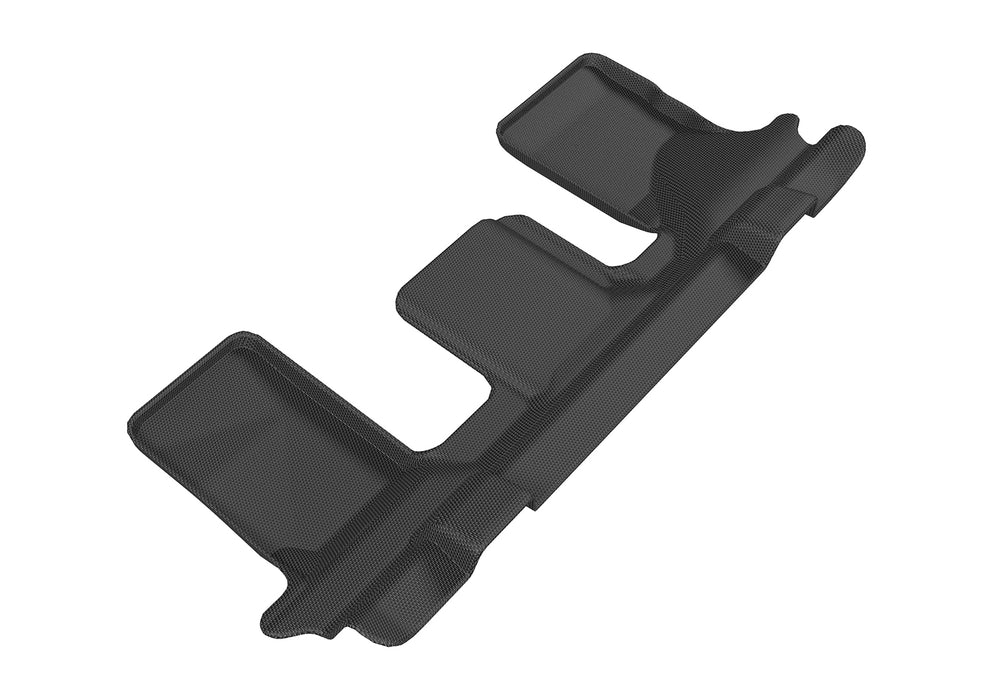 3D MAXpider Custom Fit KAGU Floor Mat (BLACK) Compatible for NISSAN ROGUE 2014-2020 - Third Row