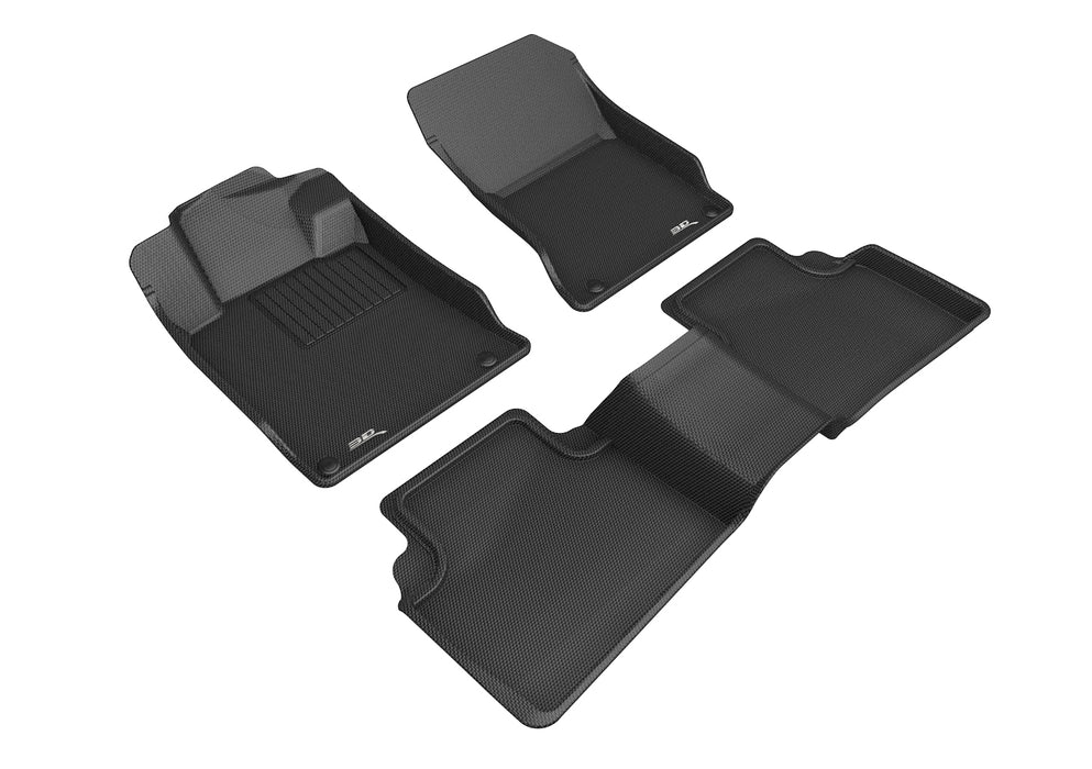 3D MAXpider Custom Fit Floor Liner Mat for NISSAN ALTIMA 2019-2024 KAGU BLACK R1 R2