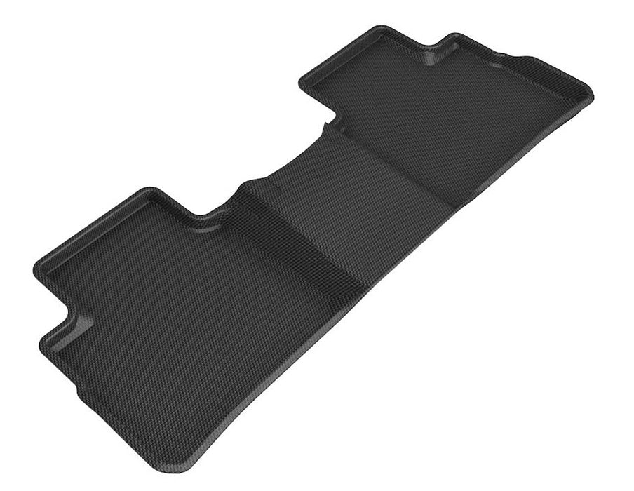 3D MAXpider Custom Fit KAGU Floor Mat (BLACK) Compatible for NISSAN ROGUE 2021-2022 - Second Row