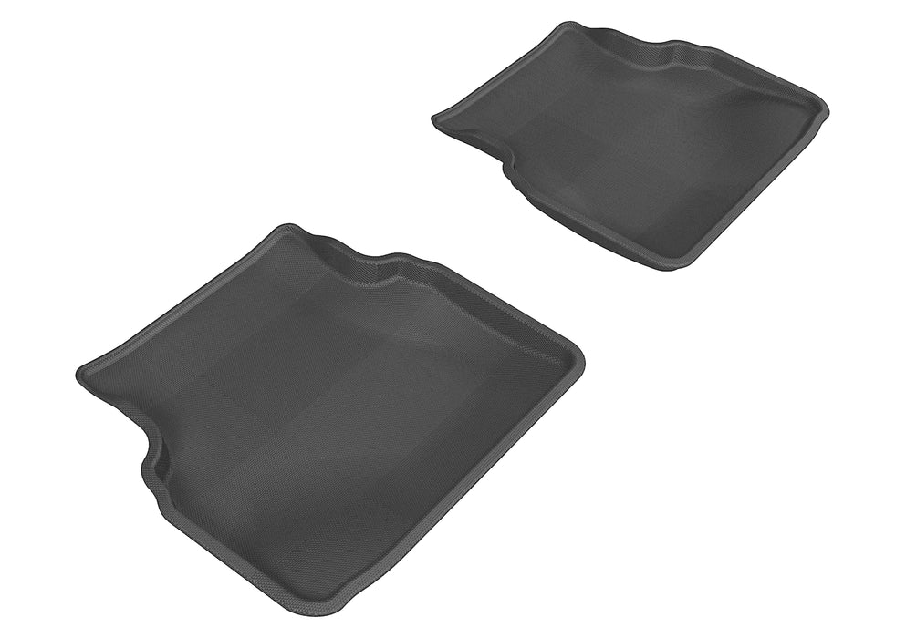 3D MAXpider Custom Fit KAGU Floor Mat (BLACK) Compatible for SUBARU IMPREZA SEDAN 2002-2007 - Second Row