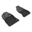 3D MAXpider Custom Fit KAGU Floor Mat (BLACK) Compatible for SUBARU WRX 2022-2023 - Front Row