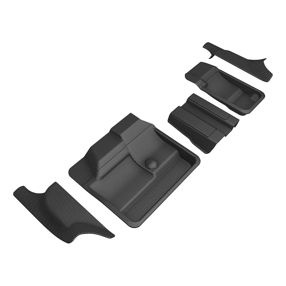 3D MAXpider Custom Fit KAGU Floor Mat (BLACK) Compatible for TESLA MODEL Y 2021-2023 - Third Row