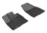 3D MAXpider Custom Fit KAGU Floor Mat (BLACK) Compatible for TOYOTA HIGHLANDER 2014-2019 - Front Row