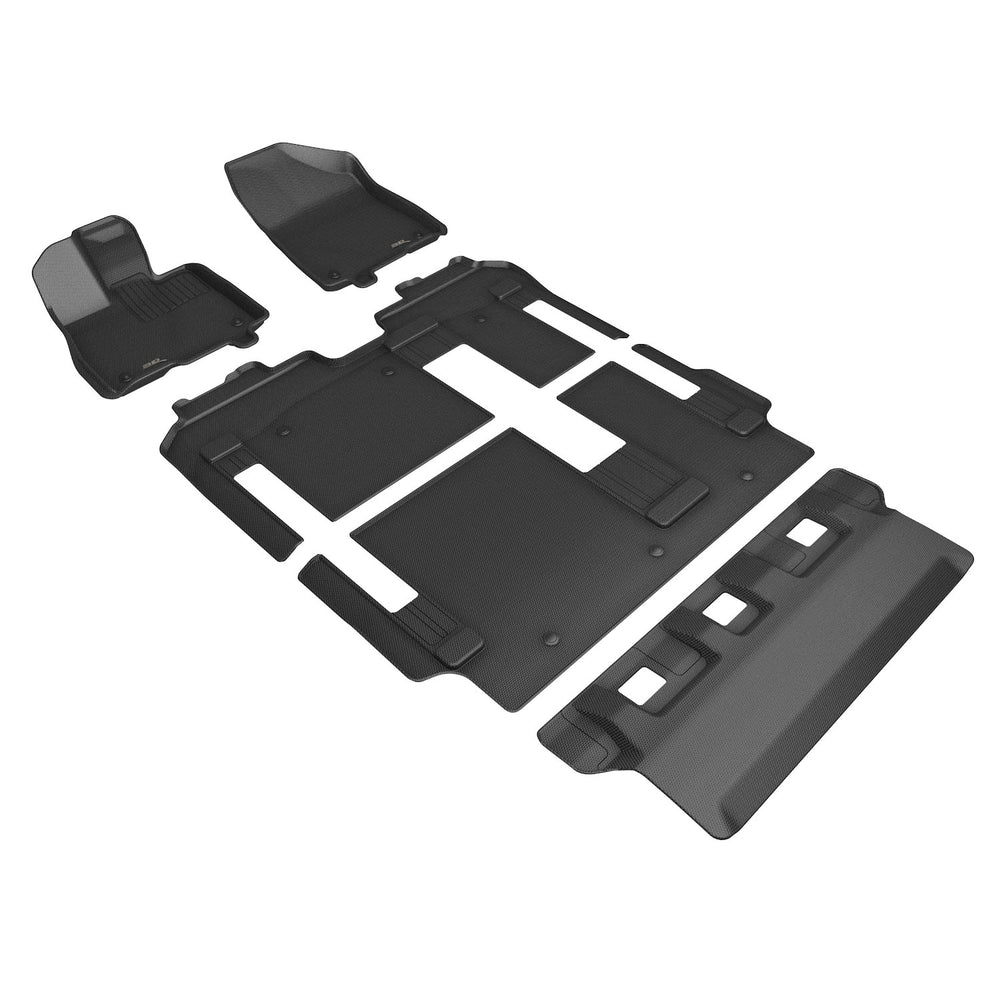 3D MAXpider TOYOTA SIENNA 8-SEAT 2021-2023 KAGU BLACK R1 R2 R3