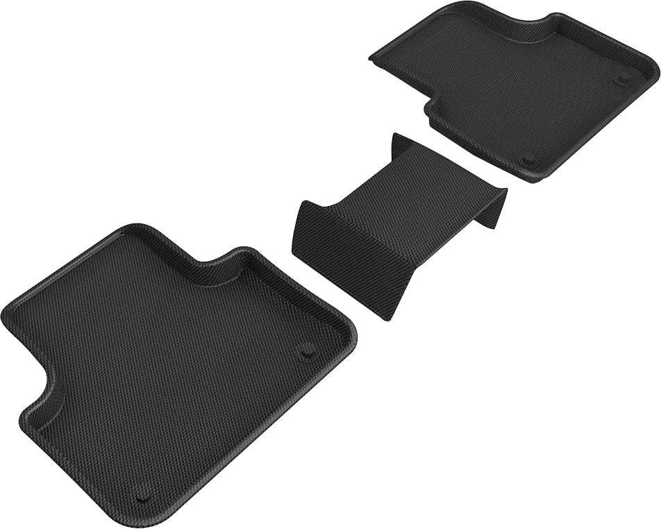 3D MAXpider Custom Fit KAGU Floor Mat (BLACK) Compatible for LAMBORGHINI URUS 2019-2022 - Second Row