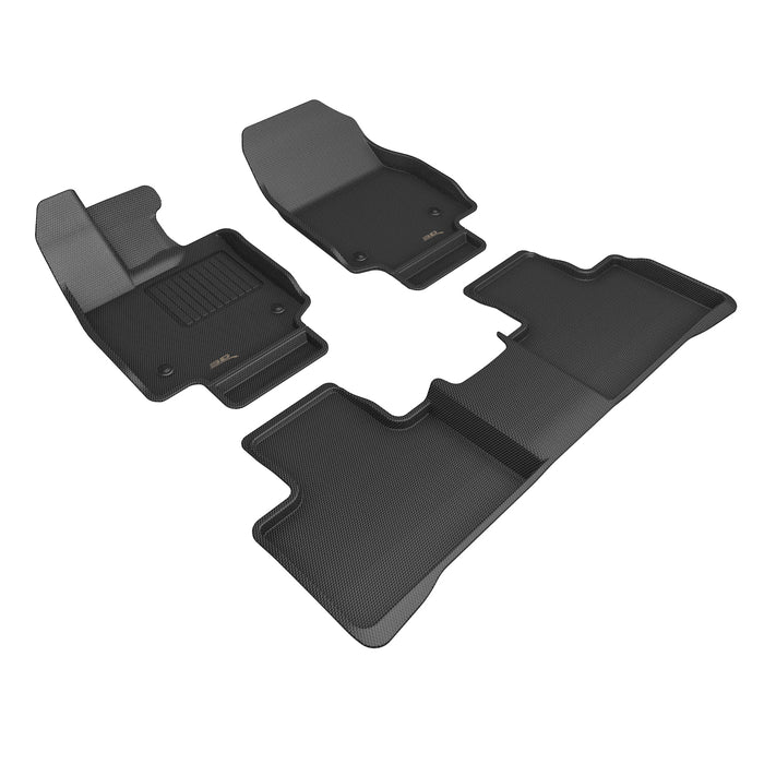 3D MAXpider Custom Fit Floor Liner Mat for LEXUS RX SERIES 2023-2024 KAGU BLACK R1 R2