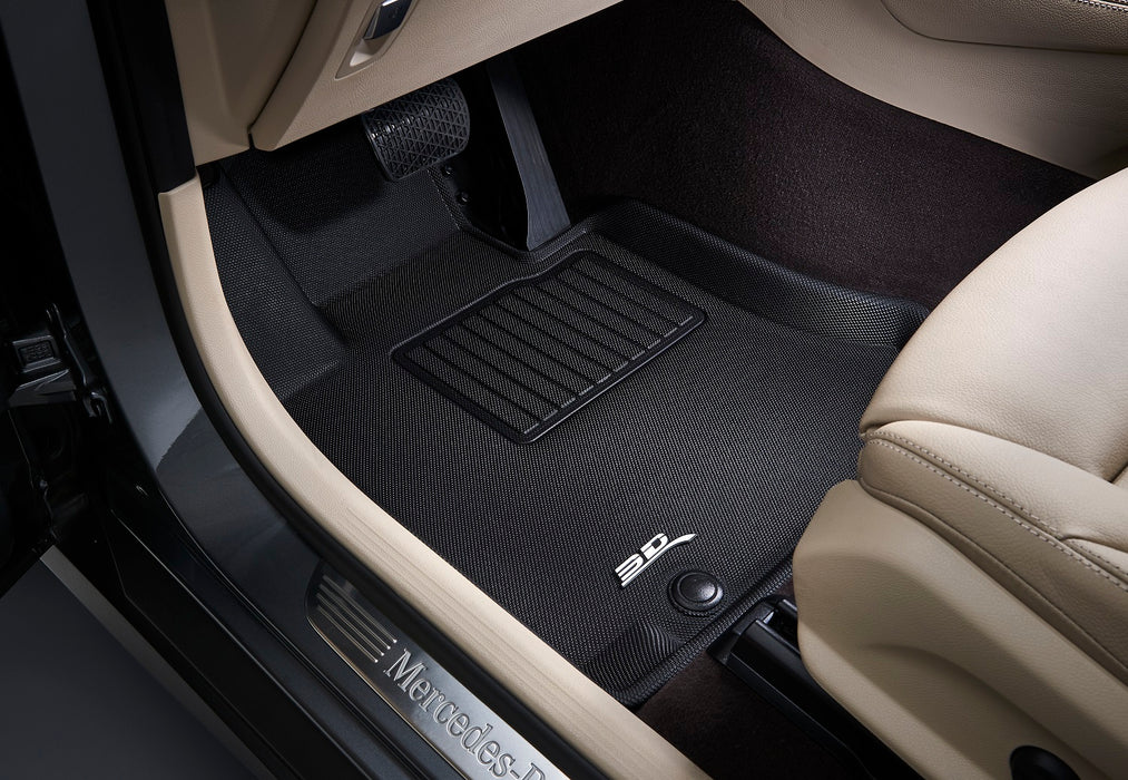 3D MAXpider Custom Fit KAGU Floor Mat (BLACK) Compatible for BMW I3 2014-2020 - Front Row