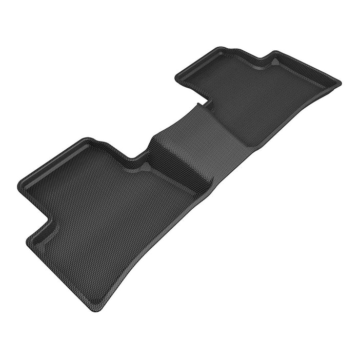 3D MAXpider Custom Fit KAGU Floor Mat (BLACK) Compatible for TOYOTA COROLLA CROSS 2022-2023 - Second Row