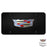 Cadillac (New Crest) Chrome on Black License Plate Frame