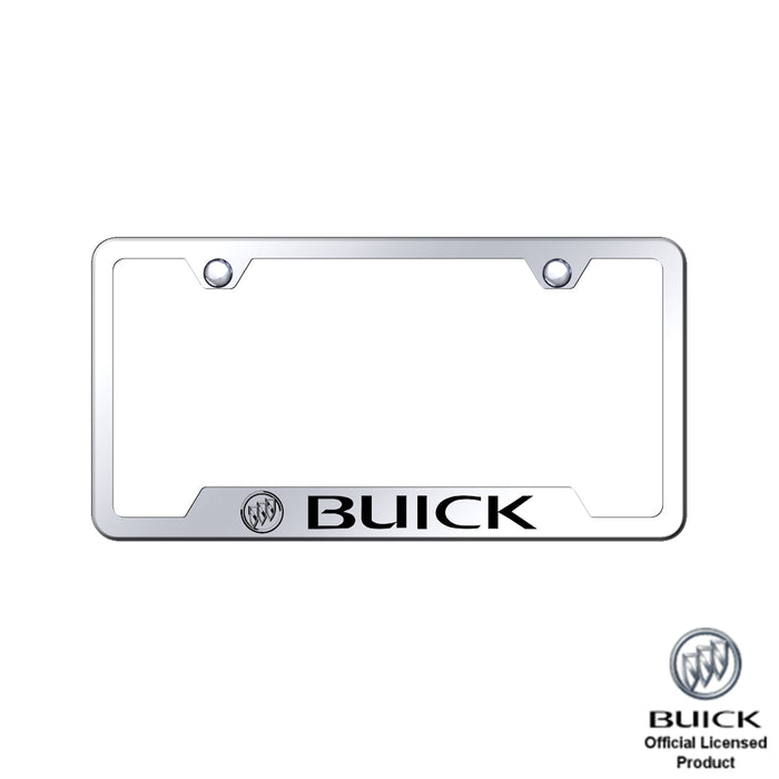 Au-Tomotive Gold Buick Laser Etched Cut-Out Frame-Mirrored