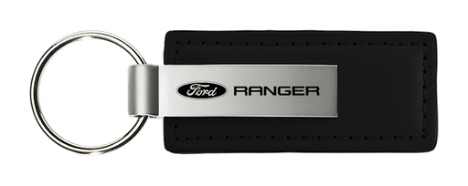 Ford Ranger Black Leather Key Chain