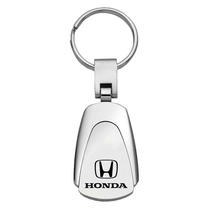 Honda Chrome Teardrop Key Chain Fob