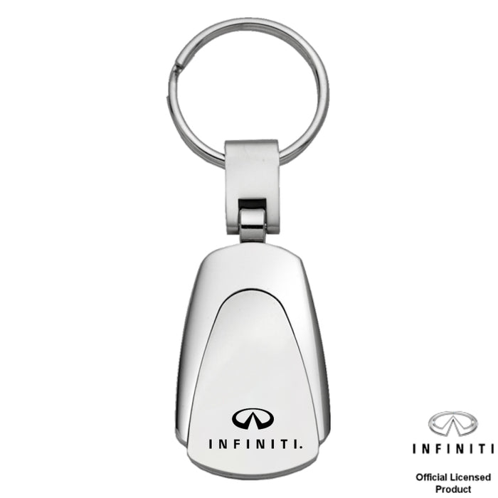 Infiniti Chrome Teardrop Key Chain Fob