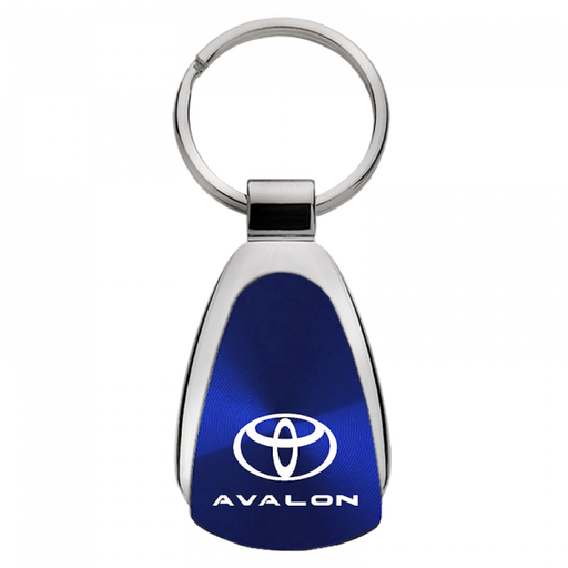 Toyota Avalon Blue Teardrop Chrome Key Fob