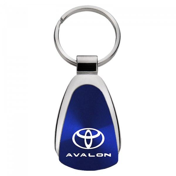 Toyota Avalon Blue Teardrop Chrome Key Fob