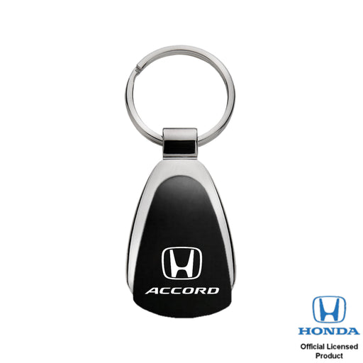 Honda Accord Black Teardrop Key Fob Key Chain