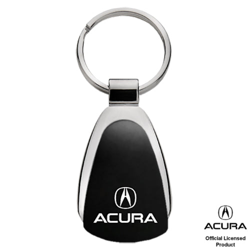 Acura  Black Teardrop Key Chain