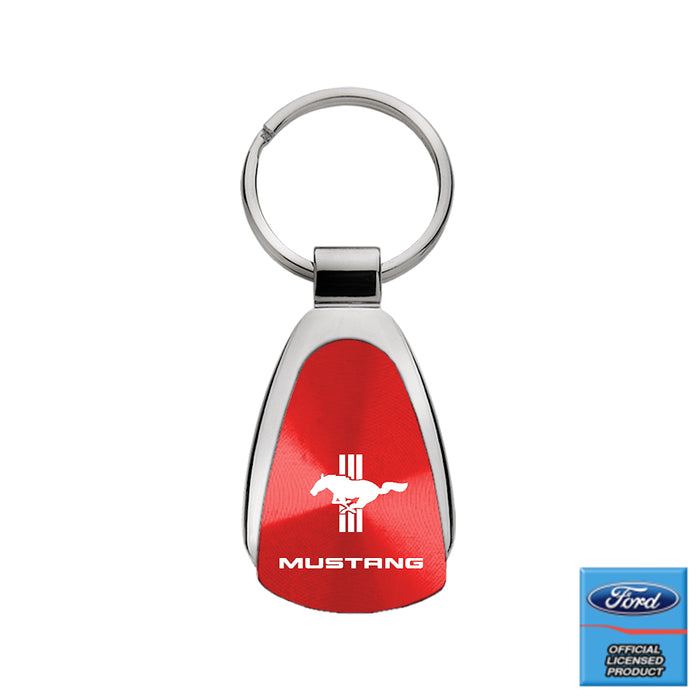 Ford Mustang Red Teardrop Key Fob