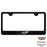 Cadillac Black Stainless Steel Laser Etched License Plate Frame