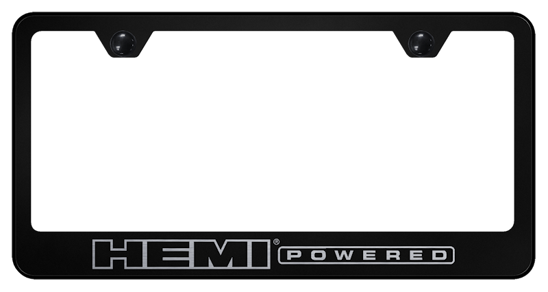 Au-Tomotive Gold Hemi Powered Laser Etched Frame-Black