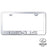 Lexus Mirrored Chrome 3D Laser Etched License Plate Frame