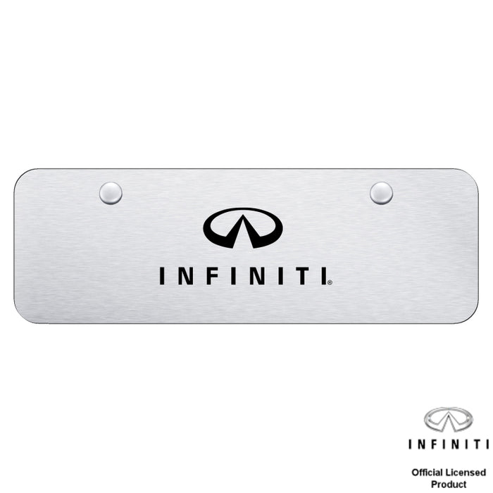 Au-Tomotive Gold Mini Plate for Infiniti  Laser Etched Brushed