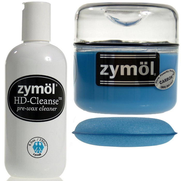 Zymol HD Cleanse Pre-Wax Cleaner & Carbon Wax Combo Kit