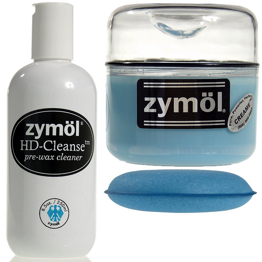 Zymol HD Cleanse Pre-Wax Cleaner & Creame Wax Combo Kit