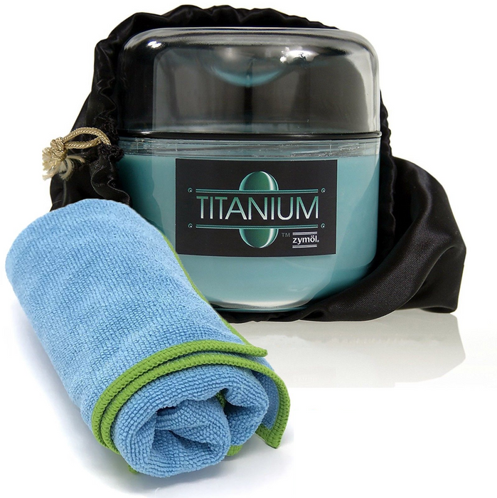 Zymol Titanium Glaze Wax - 8oz with Microfiber Cloth