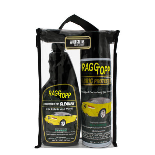 Raggtopp Fabric Care Kit Cleaner & Protectant Kit UV Blockers with Carrying Case