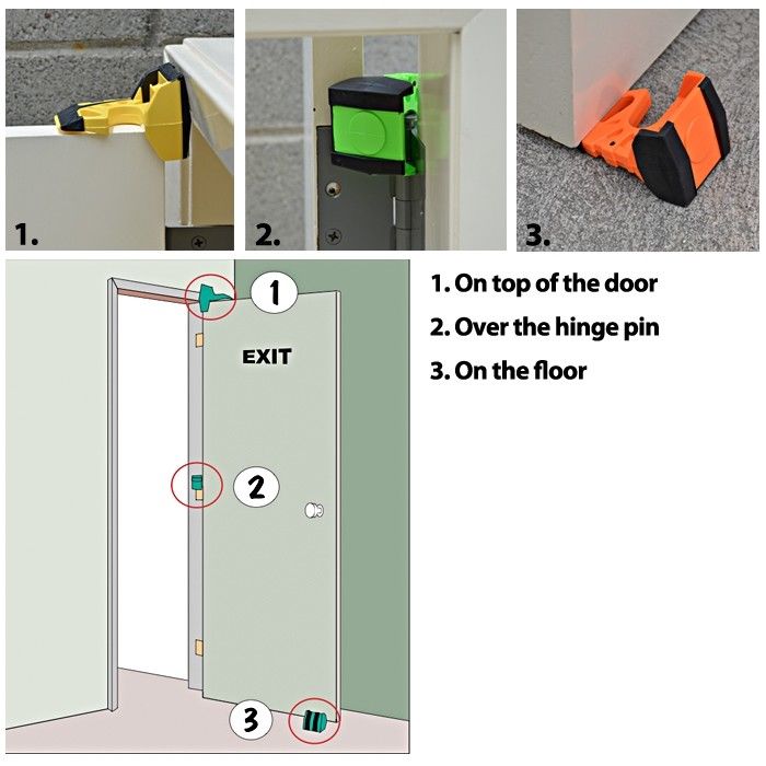 Wedge-It 3-in-1 Ultimate Door Stop [Pick Color]