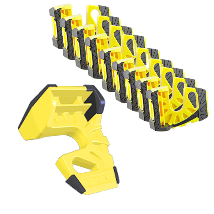 Wedge-It - The Ultimate Door Stop - Bright Yellow (10 Pack)
